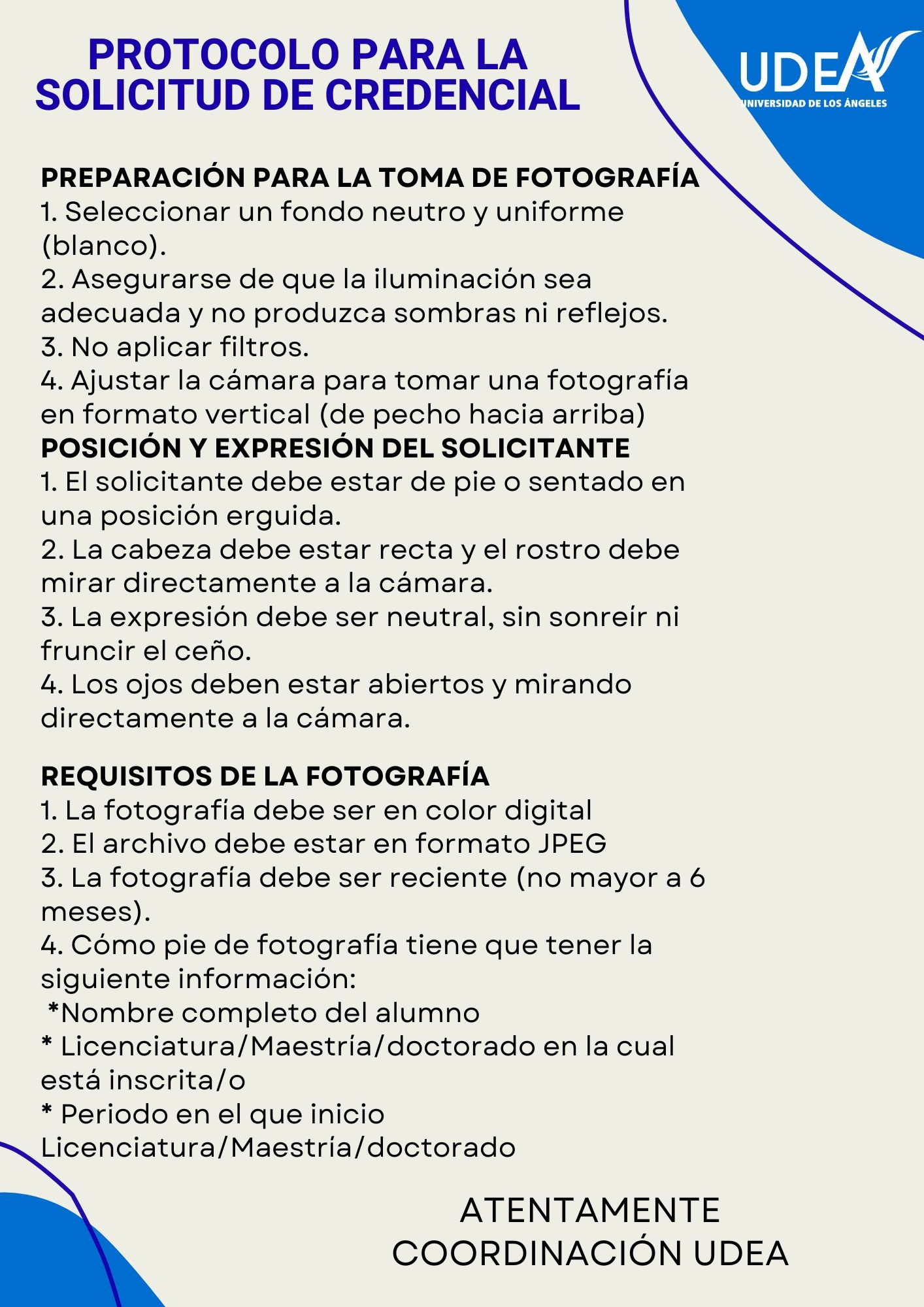 PROTOCOLO PARA SOLICITAR CREDENCIAL